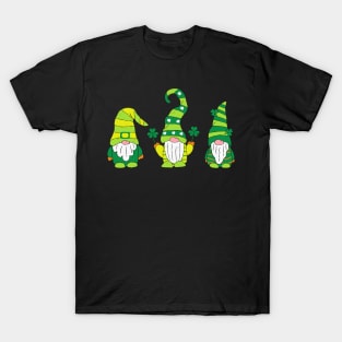 Shenanigans With My Gnomies St Patrick's Day Gnome Shamrock T-Shirt